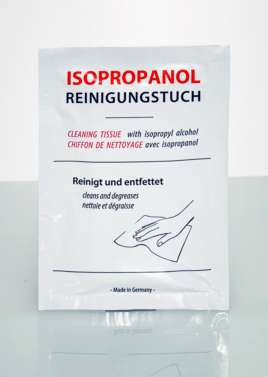  Reinigungstücher "JUMBO" mit Isopropanol 70%, Tuchgröße 24 x 20 cm, weiches Vlies